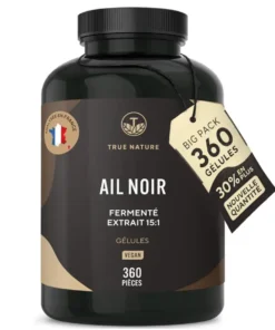 Ail Noir Fermenté - 360 Gélules - Végan