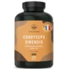Cordyceps Sinensis Ultra Puissant - 6500mg (10:1) - 270 Gélules Végétales - Performance Sportive & Bien-Être - 40% Polysaccharides Bioactifs - Vegan, Sans Additifs, Gluten, Lactose - TRUE NATURE