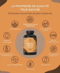 Champignon Cordyceps Sinensis informations complémentaire