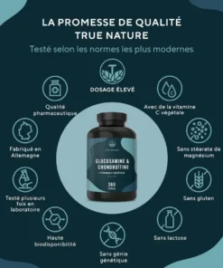 Alternative view of Glucosamine Chondroïtine 1580mg - 360 Gélules