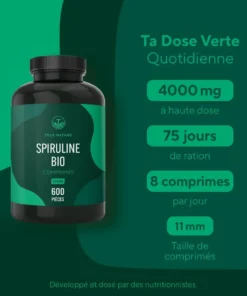 Information dosage de spiruline quotidienne