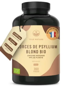 Psyllium Blond BIO Digestion Saine 360 Gélules