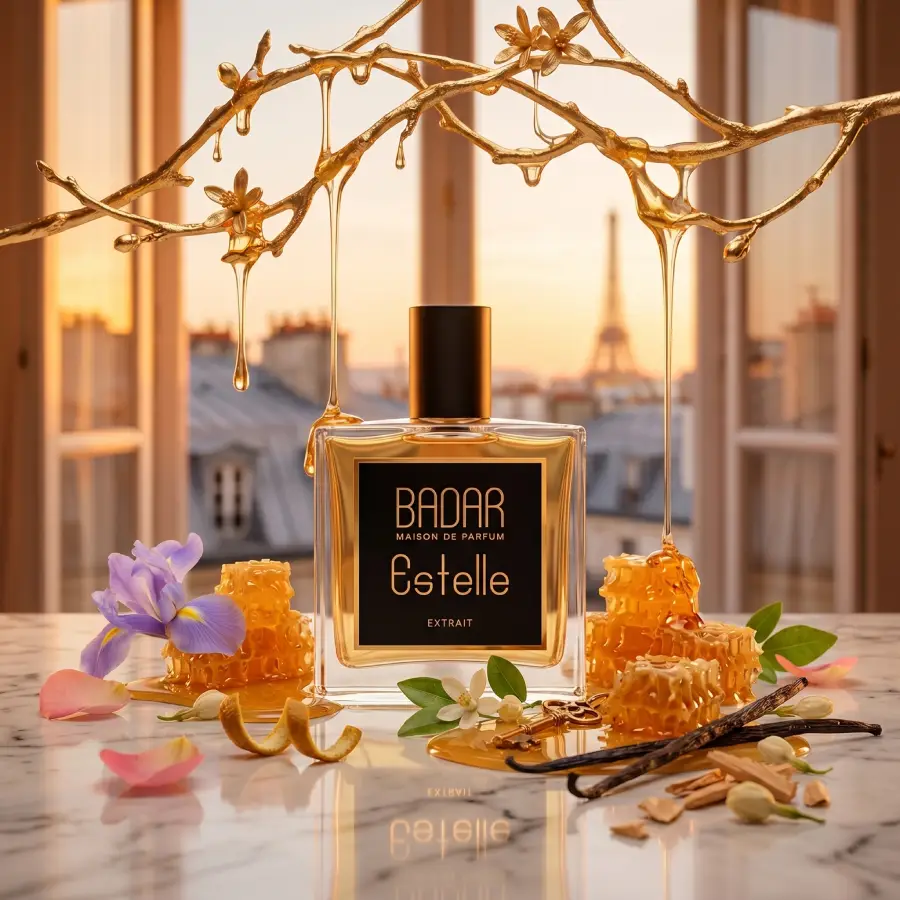 Extrait de parfum Estel le par la maison Badar Parfum.