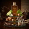 Parfum fleur de tabac de la maison Cherigan Paris, à côté de tous ces éléments qui ont participé à l'élaboration de ce parfum.