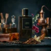 Notes de tête : Bergamote, Poivre, Safran Notes de cœur : Muguet, Géranium, Hedione Notes de fond : Cuir, Amberwood, Feuille de Tabac, Fève de Tonka, Vanille, Encens