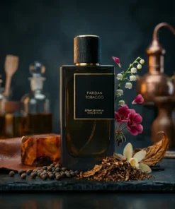 Notes de tête : Bergamote, Poivre, Safran Notes de cœur : Muguet, Géranium, Hedione Notes de fond : Cuir, Amberwood, Feuille de Tabac, Fève de Tonka, Vanille, Encens