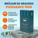 Puissance 1000 boîtes de 60 gélules pour une cure de 30 jours d'amincissement.