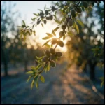 Amandier qui produit des amandes pour l'élaboration du parfum valse d'amandes. Valse d'Amande Extrait de Parfum