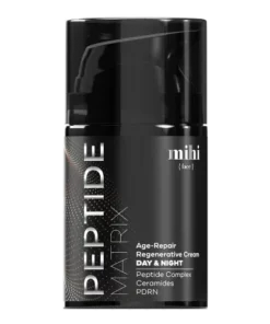 Crème régénératrice anti-âge au complexe peptidique, aux céramides et à la PDRN. Jour et nuit.