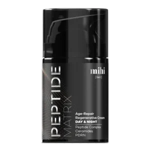 Crème régénératrice anti-âge au complexe peptidique, aux céramides et à la PDRN. Jour et nuit.