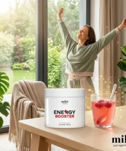 Des personnes rayonnantes célébrant leur bien-être et leur vitalité retrouvée grâce à une boisson énergétique.