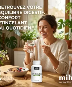 Des personnes en bonne santé célébrant leur bien-être digestif.