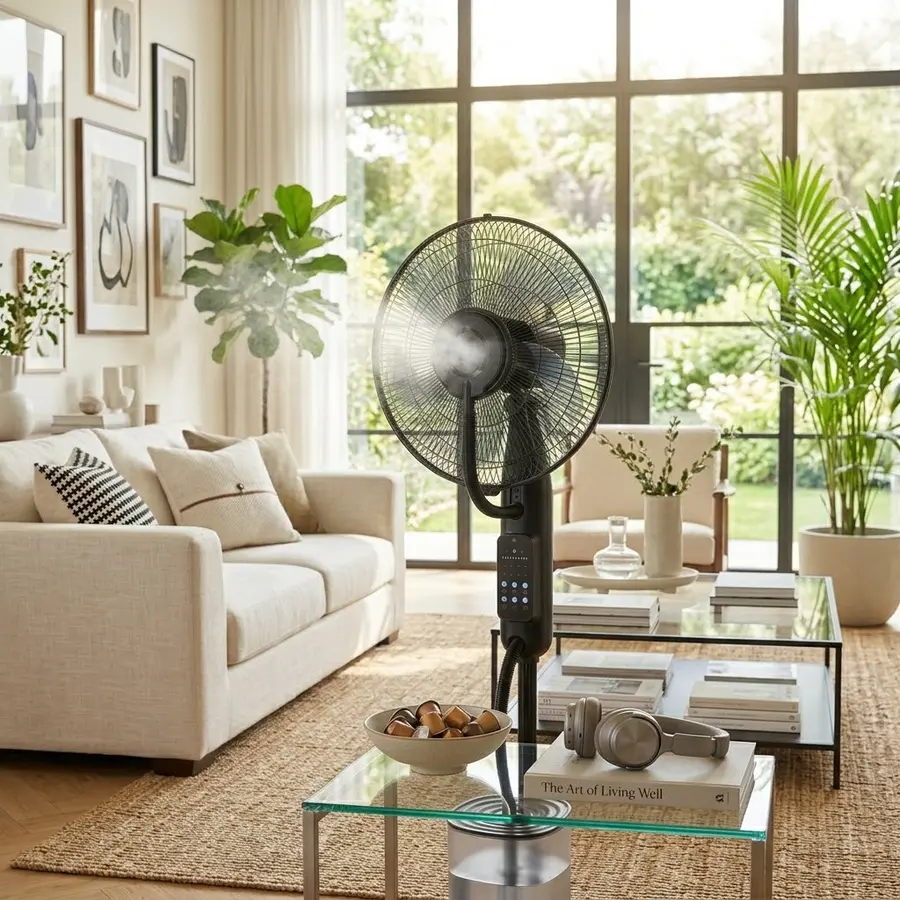 Meilleur ventilateur brumisateur sur pied NebulaFlow