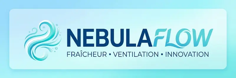 Logo officiel de la marque. Nébulaflow